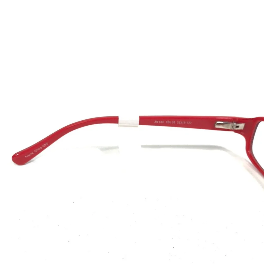 Next Issue AN 184 COL 30 Eyeglasses Frames Red Rectangular Full Rim 52-15-130